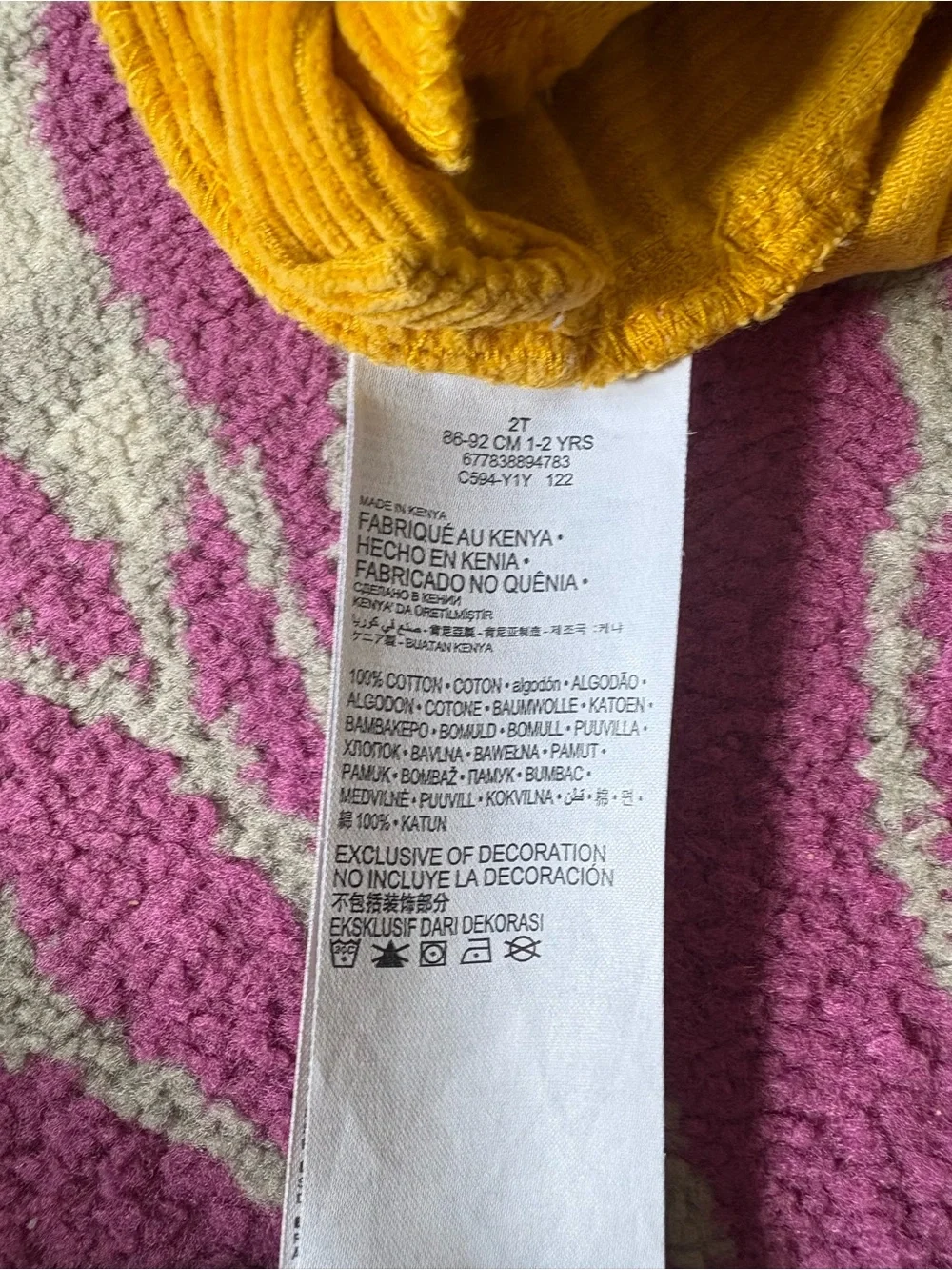 Levi’s Mustard Yellow Corduroy Jumper Overall Dress